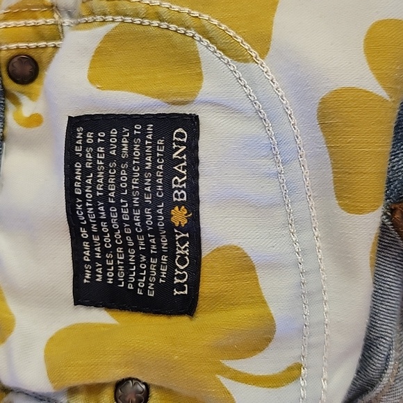 Lucky Brand Sweet'N Low bootcut denim blue jeans stretch Size 4 / 27 Ankle EUC… - Picture 7 of 8